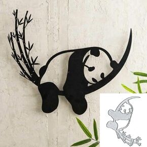 Animal Panda Metal Die Cuts, Panda Frame Metal Cutting Dies Cut Stencils Card Paper Craft DIY Template Metal Cutting Dies Album Embossing Paper Dies for Card Making Scrapbooking