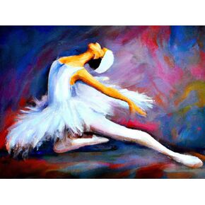 Bimkole 5D Diamond Painting Kits Lonely Sad Woman, Full Drill Beauty Sunset DIY Rhinestone Embroidery Set Paint with Diamonds Art by Number Kits Cross Stitch Home Wall Craft Decoration (12x16inch) in Kuwait