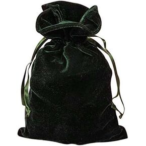 الورق Mart Hunter Green Velvet 6x9 Tarot و Dice Bag