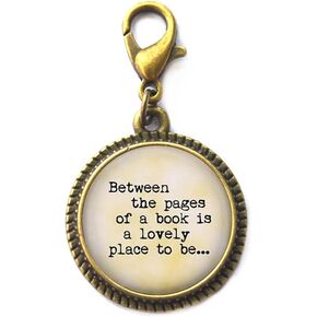 Beautiful Zipper Pull, Book Lover Gift - AS0179