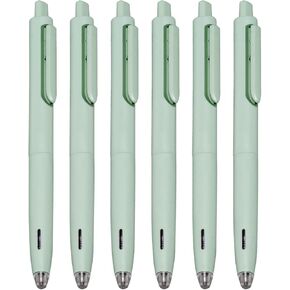 XIZE SH Black Ink Als للكتابة ، أخذ الملاحظات 0.5 ملم Fineliner Silent Pressing Cute Pens ، 6 Count ، Barrel Green in Kuwait