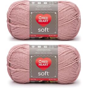 Bulk Buy: Red Heart Soft Yarn (2-Pack) (Rose Blush)
