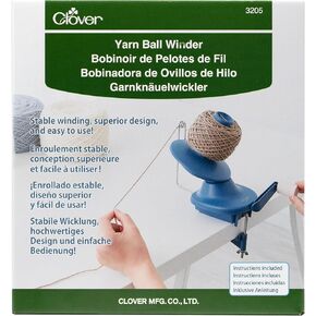 Clover Ball Yarn Winder, Blue