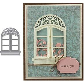 1 Pcs Window Frame Cutting Dies,DIY Scrapbooking Artist Metal Cutting Dies Stencils for Scrapbooking Embossing Die Paper Cards Making Album Decorative New 2020