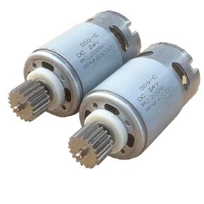 weelye 2 Pcs 24V 40000RPM 19T Children's Powered Wheel Electric Motor,Drive Engine Accessory for Car Children Ride on Toys Replacement Parts