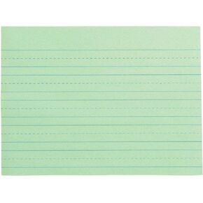 School Smart Green Newsprint Practice Paper, 1 Inch Rule, 12 x 9 Inches, 500 Sheets