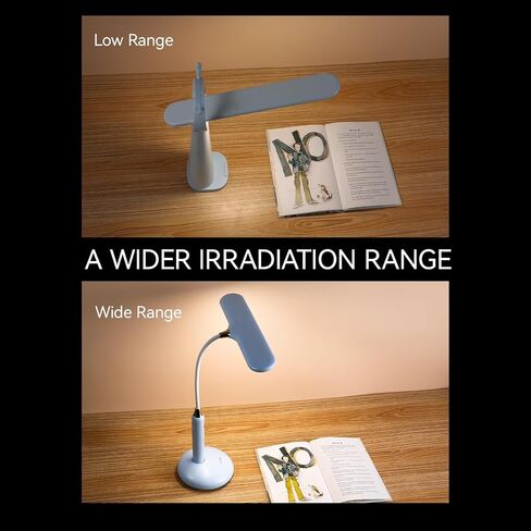 VAVOFO LED Desk Lamp 6778B - Touch Control, Adjustable 2700-7000K Color Temperature, 700 Lumens, 360° Flexible Gooseneck, USB-C Charging, 2.5hrs Cordless, Eye-Caring Light (White) in Kuwait