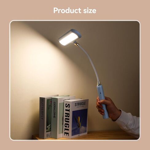VAVOFO LED Desk Lamp 6778B - Touch Control, Adjustable 2700-7000K Color Temperature, 700 Lumens, 360° Flexible Gooseneck, USB-C Charging, 2.5hrs Cordless, Eye-Caring Light (White) in Kuwait