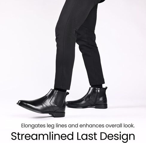 Holy dove Men's Casual Leather Dress Boots - Oxford Chukka Chelsea Classic Style Comfortable Business Work Boot Mid-Top Shoes for Men in Saudi Arabia