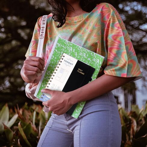 Daily Planner Undated to Do List Planner Notebook with Hourly Schedule 160 Pages Spiral Appointment Planner for Men and Women A5 Small Day Planner Organizer Notebook, Black in Saudi Arabia