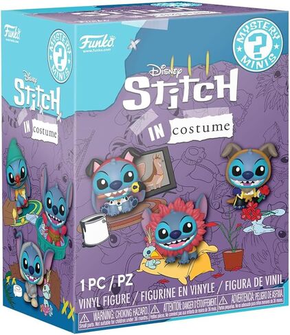 Funko Mystery Mini - Disney - Stitch in Costume - 1 of 12 to Collect - Styles Vary - Disney: Lilo & Stitch - Collectable Vinyl Figure - Gift Idea - Official Merchandise - for Kids & Adults in Saudi Arabia