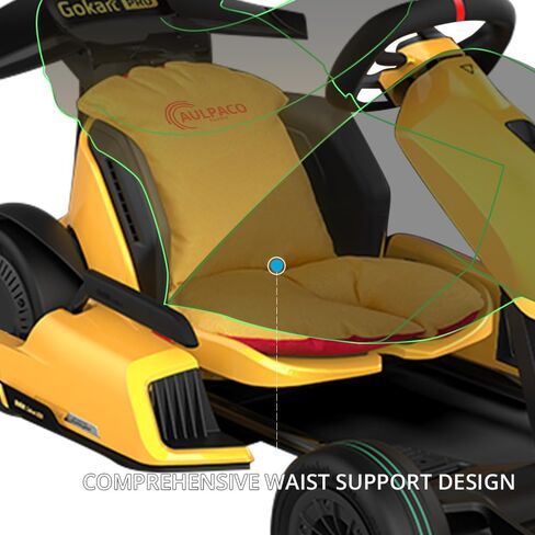 Comfortable Backrest Seat Cushion for Segway Ninebot Gokart Karting Accessories（It's just a Cushion, not a go Kart） in Kuwait