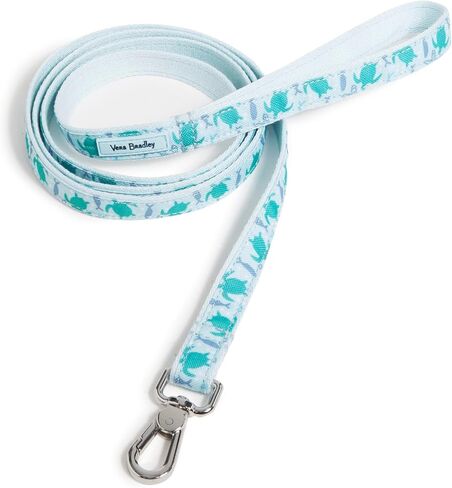 Vera Bradley Women's Recycled Lighten Up Water-repellent Pet Leash, Tiny Turtle Dream, Large in Saudi Arabia