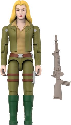 رد فعل Super7+ G.I. Joe Snake Eyes (Comic) - 3.75 "G.I. Joe Action Figure مع إكسسوارات المقتنيات الكرتونية الكلاسيكية ولعب الرجعية in Kuwait