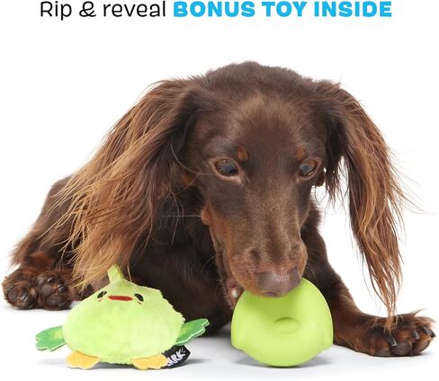 Barkbox Piper Parrot Dog Toy for Small Dogs, Perfect for Flipping Fun and Tearable Outer Layer with Bonus Toy Inside for Extra Playtime Excitement in Saudi Arabia