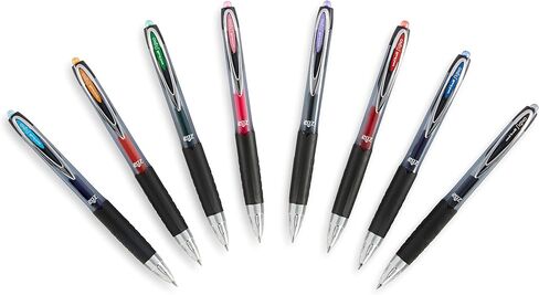 uni - ball uni-ball 207 Retractable Gel Pens, Ultra Micro Point (0.38mm), Blue, 5 Count in Saudi Arabia