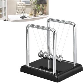 Kuidamos Balance Bendulum Ball ، كرات التأرجح فيزياء علوم المكاتب المعدنية ألعاب سطح المكتب ألعاب التزيين إكسسوارات تهدئة أدوات التكميل لتخفيف التوتر ، ديكور مكتب المكتب