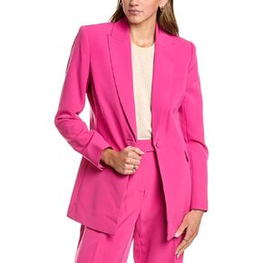 BCBGMAXAZRIA Women's Long Sleeve V Neck Single Breasted Blazer Jacket in Saudi Arabia