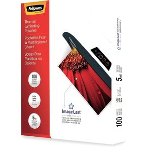 Fellowes 52040, Glossy Pouches - Letter, 5 mil, 100 Pack