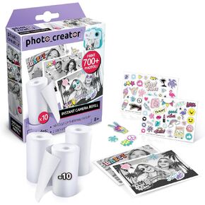 Photo Creator 3-in-1 Instant Camera for Kids – Pink; Camera, Instant Printer & Photo Booth with Fun Frames & Filters in Saudi Arabia