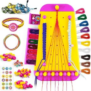 Friendship Bracelet Making Kit, Suitable for Girls DIY Art and Craft Toys, Craft Toys for Girls Aged 8-13, Christmas and Birthday Gifts