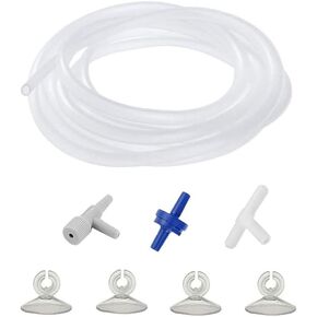 Corner Filter Bio Sponge Ceramic Air Pump Driven for Fry Shrimp Fish Tank Aquarium Up to 40 Gal ea. (Air tubing kit)