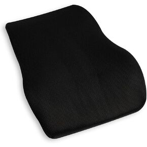 Mind Reader Lumbar Support Cushion for Office Chair ومقعد السيارة ، ورغوة الذاكرة ، وتكنولوجيا السحابة الهوائية ، ومصحح الموقف ، وسادة الخلفية السفلية متعددة الاستخدامات ، 13.5 "L x 4" W × 12.25 "H ، Black in Kuwait
