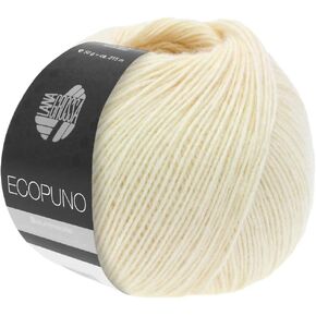Lana Grossa Ecopuno, 46 Ecru Yarn, White