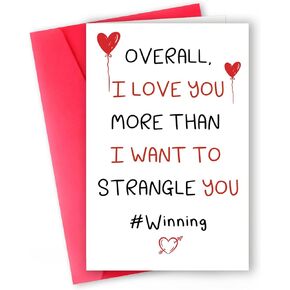 Fill-in-the-Blank Husband Card, Funny and Romantic Gift for Valentines Day, Anniversary, or Birthday, Personalized Greeting Card for Husband, Unique Love Gift Idea