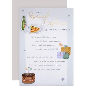 Hallmark Birthday Card for Nephew - Contemporary Star Design