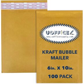 Kraft bubble mailers, 100 pcs small padded envelopes #0-6" x 10", Kraft bubble mailer envelopes,Protective mailer envelopes,Padded shipping envelopes