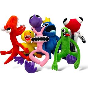 HappyToy Kids Plush Toys - Soft for Christmas, Birthday, Party, Thanksgiving A Grade Quality Stuffed Animal Plushies Doll Toys (Set of 7)