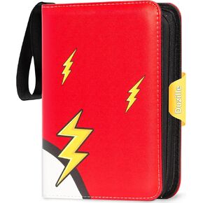 Card Binder for Cards Collection, 4-Pocket Card Sleeves Binder with 440 Card Pockets, TCG Trading Cards Holder with 55 Pages Removable Sleeves and Zipper