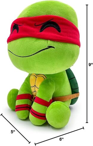 Youtooz Raphael Ninja Turtles 9 بوصة أفخم ، رافائيل Tmnt Plushie من سلسلة Teenage Mutant Ninja Turtles - Chibi Youtooz Raphael Tmnt Plush Toy in Saudi Arabia