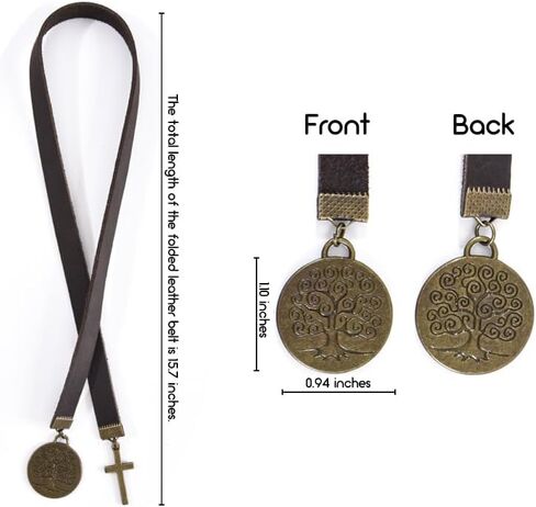 Bookmarks, Handmade Retro Cross Virgin Mary Bookmark with Long Leather Straps, Christian Saint Book Mark, Ideal Catholic Gift (Style 8) in Saudi Arabia