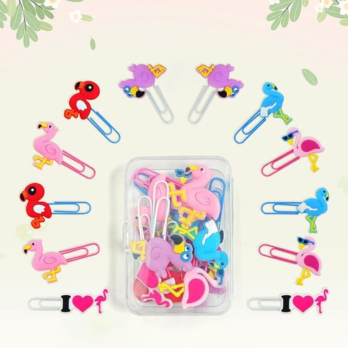 Cute Bookmark, 12 Pcs Unique Lovely Animal Paper Clips Bookmarks for Students Reading Office (Dinosaurs) in Kuwait