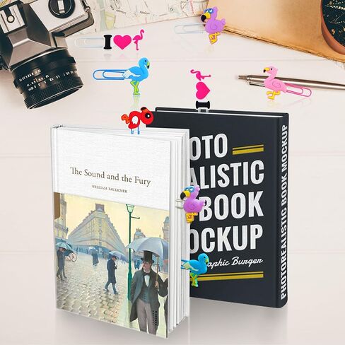 Cute Bookmark, 12 Pcs Unique Lovely Animal Paper Clips Bookmarks for Students Reading Office (Dinosaurs) in Kuwait