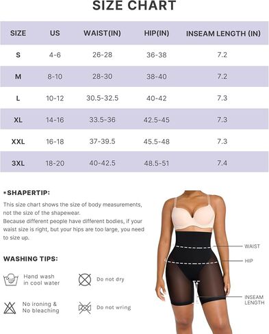 SHAPELLX Shapewear Tummy Control High Waist Shaping Butt Lifting Shorts Cincher Girdle Womens Body Shaper Panties in Saudi Arabia