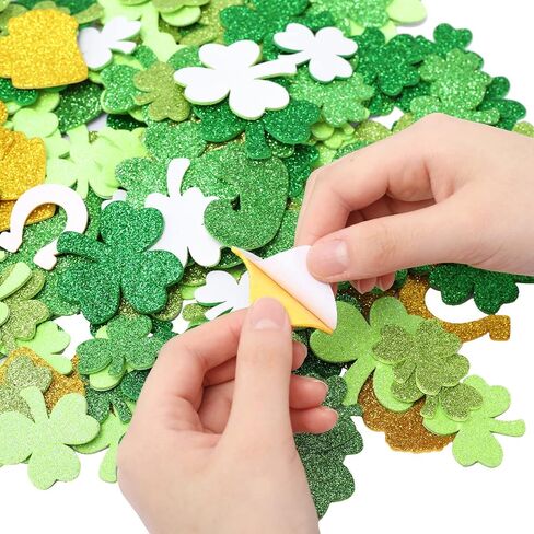 ملصقات الرغوة يوم الصالح في Whaline ST Patrick Clover Shamrock Hat Beer U ملصقات ملصقات ملصقات ملصقات Green Green Grow in Saudi Arabia