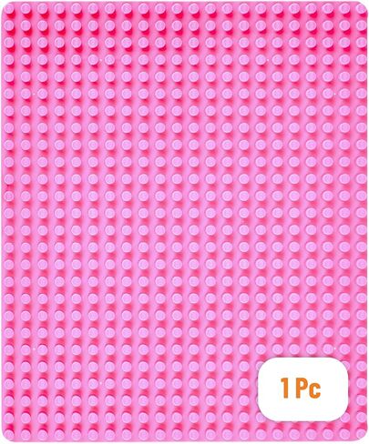 Strictly Briks Compatible with Lego Classic Big Briks Stackable Baseplates, Large Pegs for Ages 3 and Up, 100% Compatible with All Major Brands, Green, 1 Piece, 13.75" x 16.25" Inches in Saudi Arabia