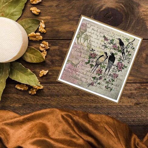 Hying Rectangular Tree Bird Silicone Clear Stamp Set for Card Making, Tree Flowers Leaves Birds Rubber Stamps in Kuwait