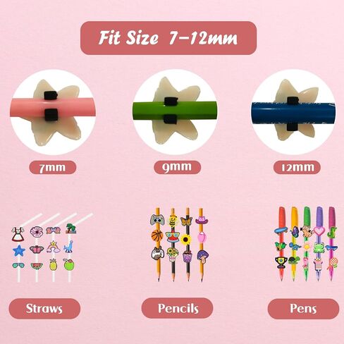 100pcs قبعات قلم رصاص ، سحر قلم رصاص لطيف للأطفال ، جوائز الفصول الدراسية الابتدائية للزخارف القلم الرصاص للوازم المدرسي ، ومكافآت الفصول الدراسية حوافز الأطفال in Kuwait