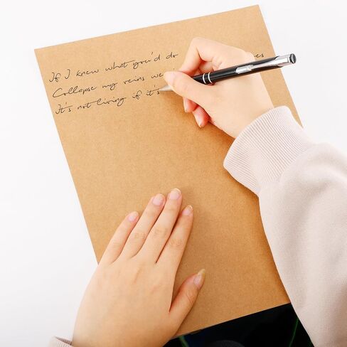 200 ورقة بطاقة ، 8.5 × 11 بوصة Kraft Cardstock ، بطاقة الورق السميكة مخزون 92 رطل/250GSM ، ورقة الطابعة لدعوات قوائم الحرف اليدوية. in Kuwait