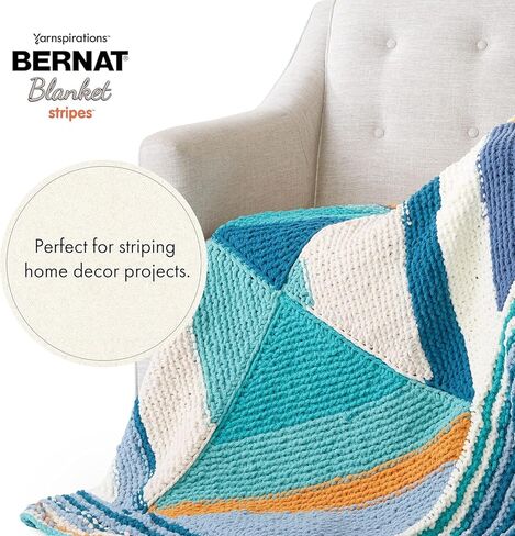 Bernat Blanket Ombre Eggplant Ombre Yarn - 2 Pack of 300g/10.5oz - Polyester - 6 Super Bulky - 220 Yards - Knitting/Crochet in Kuwait