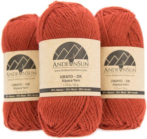 [مجموعة من 3 skeins رائعة] مزيج خيوط الألبكة [أمايو] [DK] #3 (5.25 أوقية/150 غرام إجمالي) جميل وناعم للاستمتاع بالحياكة - الكروشيه - النسيج [رمادي فاتح] in Kuwait