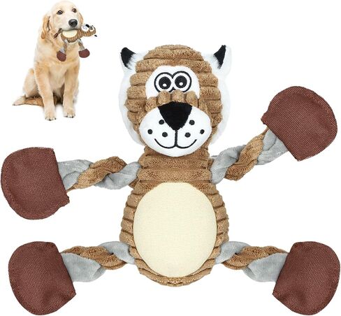 Dog Squeaky Toys Octopus - Tough Plush Large Medium & Small Dog - Stuffed Animals Puppy Toys - Funny Cute Dog Birthday Presents (Octopus Pink) in Saudi Arabia