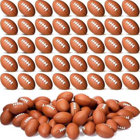 200 Packs Mini Football Sports Stress Ball Mini Foam Footballs Foam Mini Football Stress Ball Bulk Toy for Boys Girls Party Favor School Carnival Reward Football Themed Party Supplies, 1.18 Inches in Kuwait