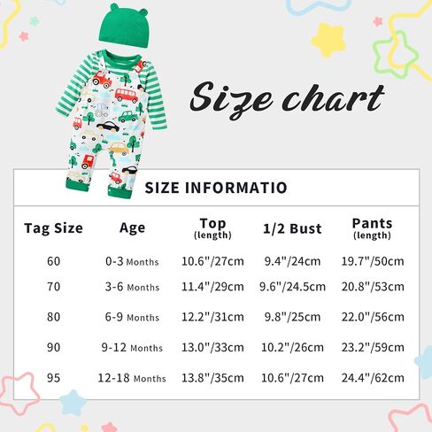 Baby Boys First Birthday Outfits 9-12 Months Spring Fall Winter Pants Clothes 3pcs Set Stripes Long Sleeve + Green camouflage Overalls + Hat in Saudi Arabia