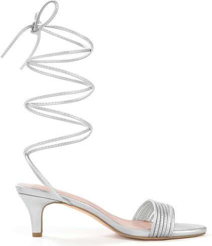 Allegra k للسيدات الضيقة المفتوحة من اصبع القدم الدانتيل حتى الصنادل هريرة الكعب in Kuwait