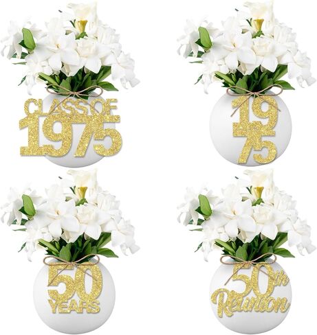 24PCS 50th Class Reunion Tags 1975 Reunion Tags Decorations Class Of 1975 Reunion Decorations 50th High School Class Reunion Decorations for High School 50 Year Reunion Decorations in Kuwait
